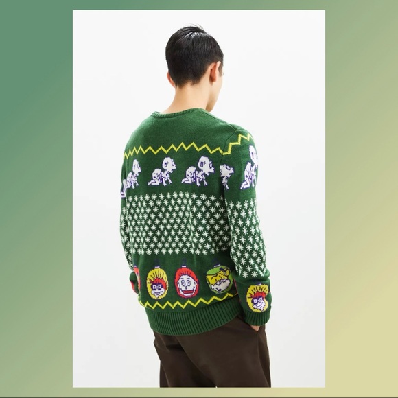 Green Rugrats Holiday Sweater - Picture 5 of 6